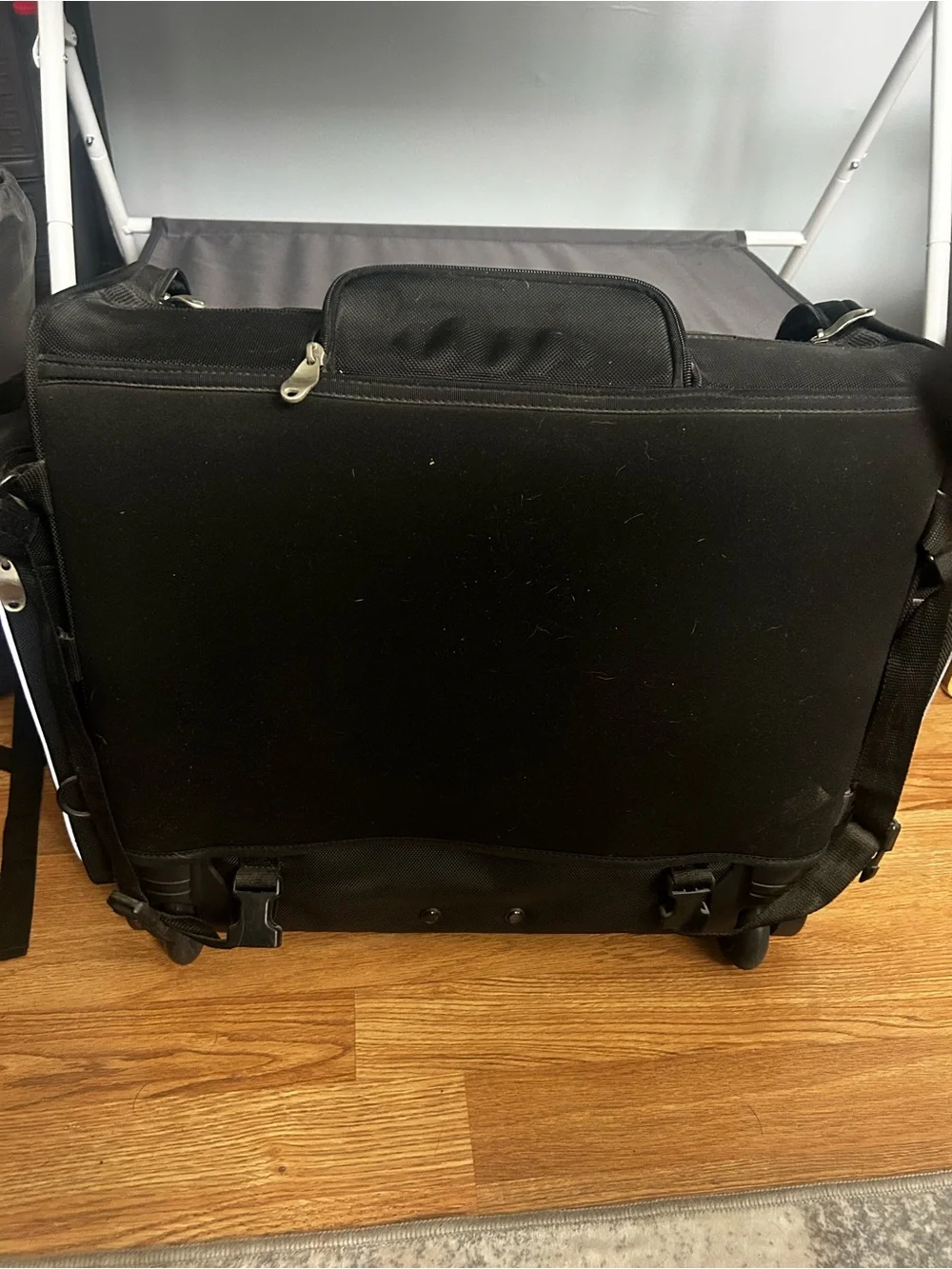 Harley-Davidson Black Duffel Bag with White Trim
